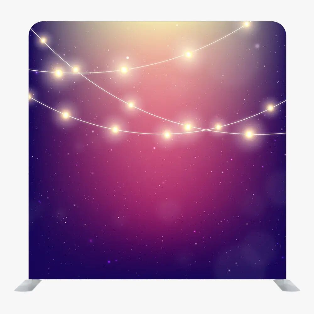 Plum Lights Single Sided Tension Fabric Backdrop Frame and Fabric Set